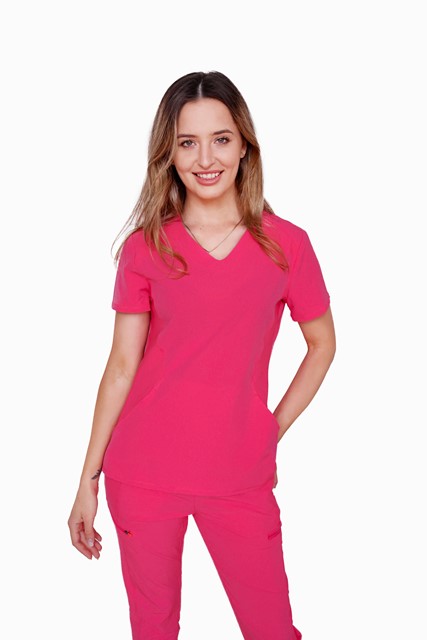 Bluza medyczna damska GNR8 Różowy